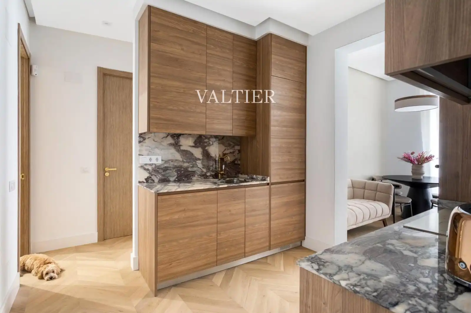 Kitchen of Flat for sale in Madrid  with Terrace and Furnished