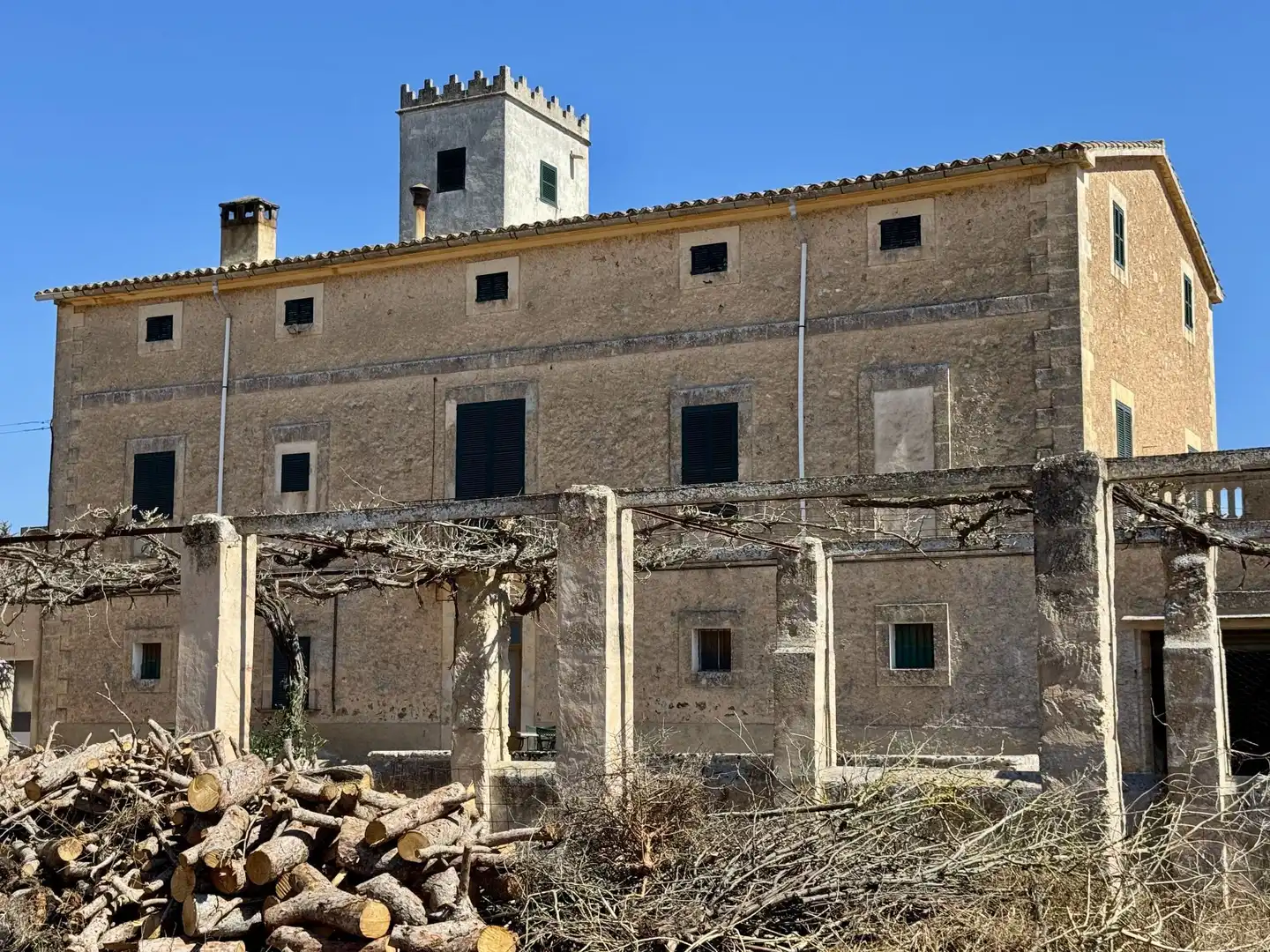 Vista exterior de Finca rústica en venta en Algaida con Jardín privado