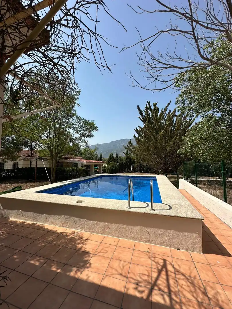 Swimming pool of Houses for sale in Muro de Alcoy  with Heating, Swimming Pool and Furnished