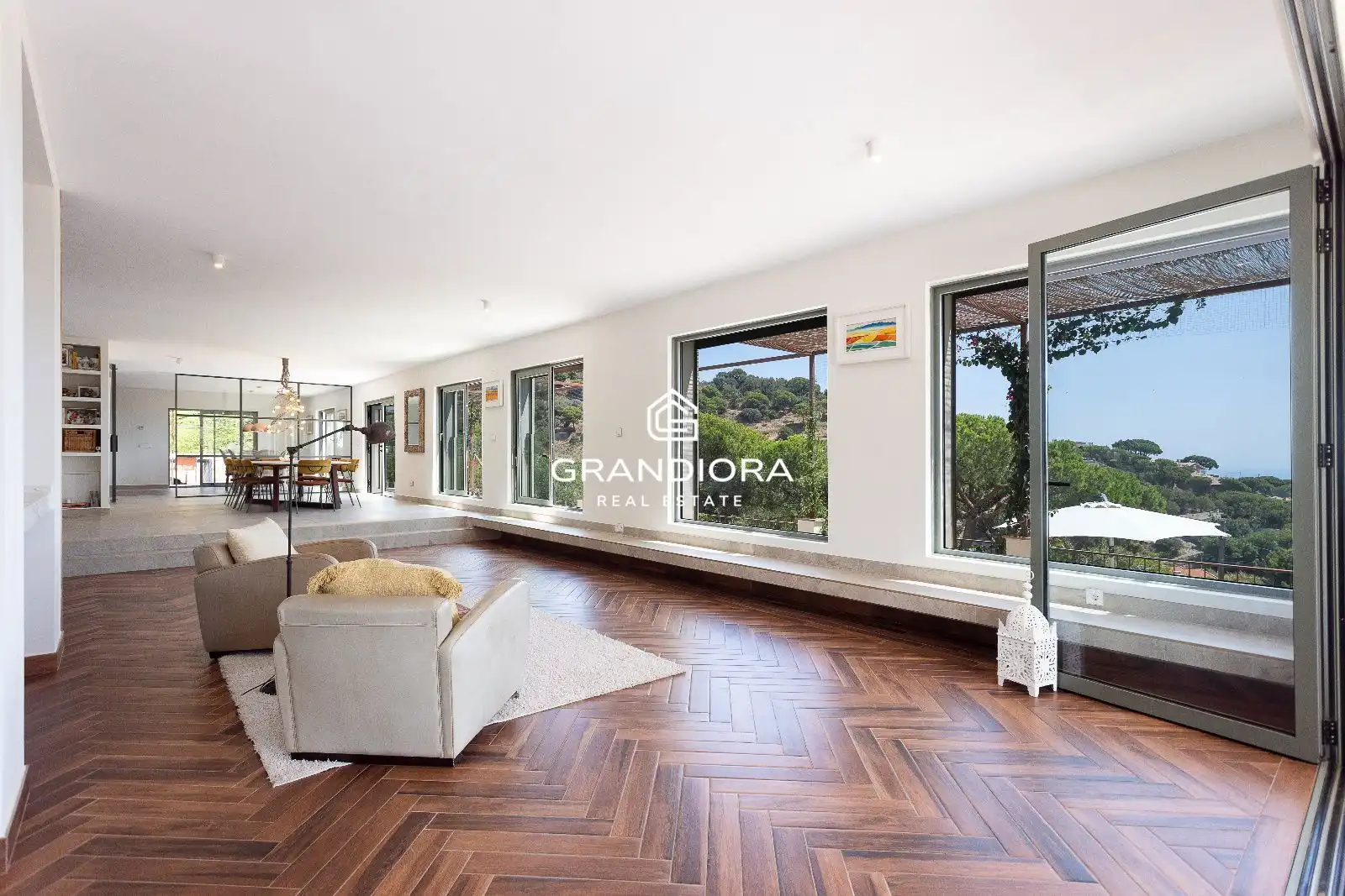 Living room of Houses for rent in Cabrils  with Air Conditioner, Heating and Storage room