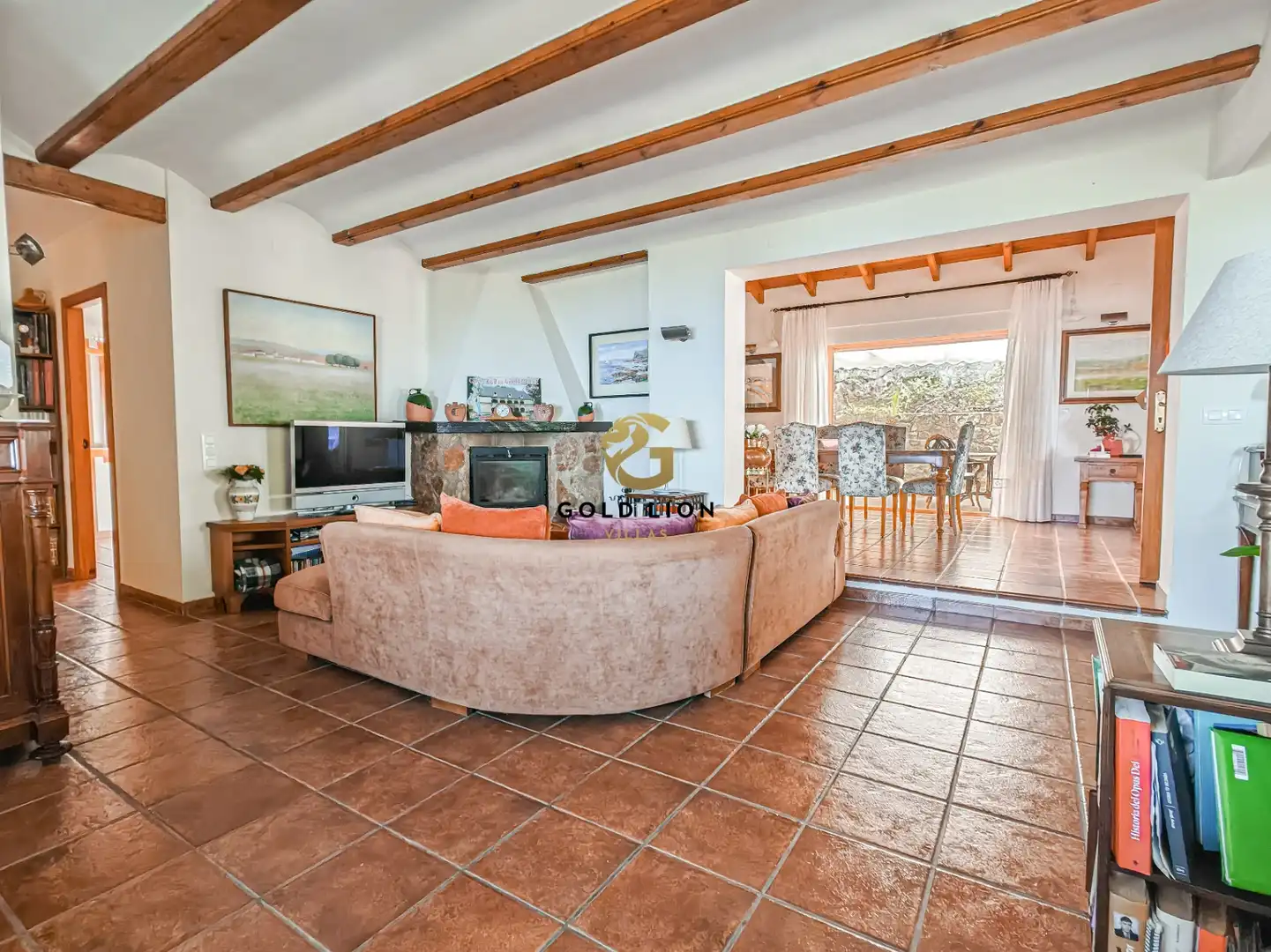 Living room of Houses for sale in Dénia  with Air Conditioner, Heating and Private garden