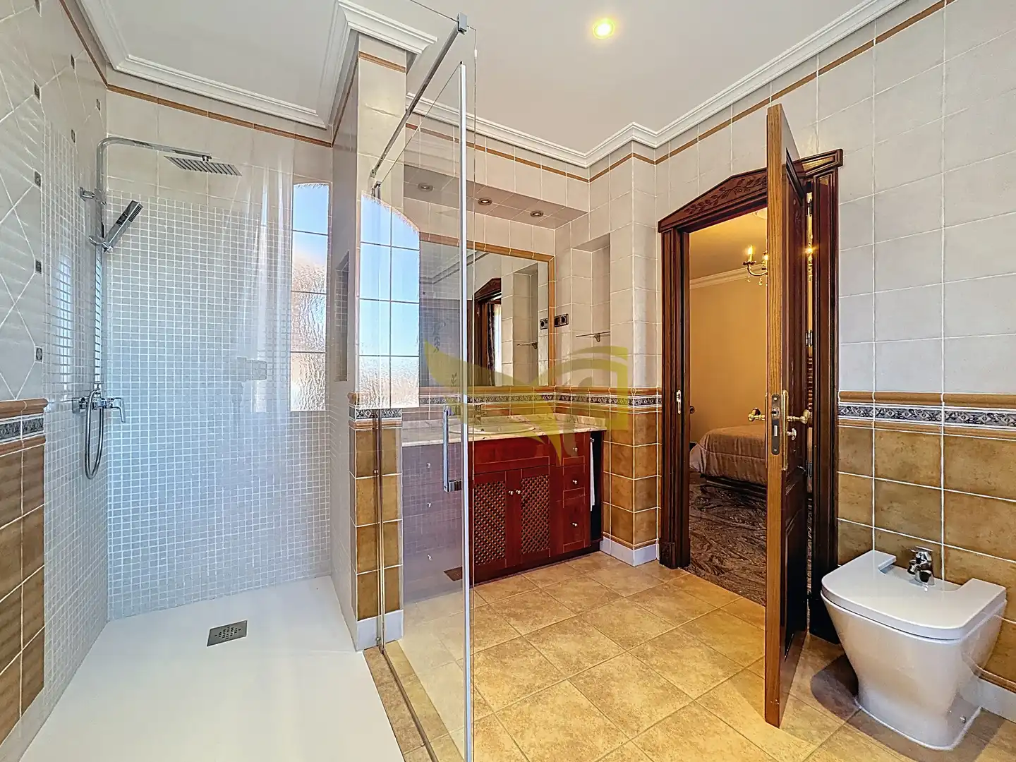 Baño de Casa o chalet en venta en Aranjuez con Aire acondicionado, Calefacción y Jardín privado