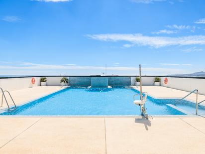 Swimming pool of Flat for sale in Málaga Capital  with Air Conditioner, Heating and Furnished