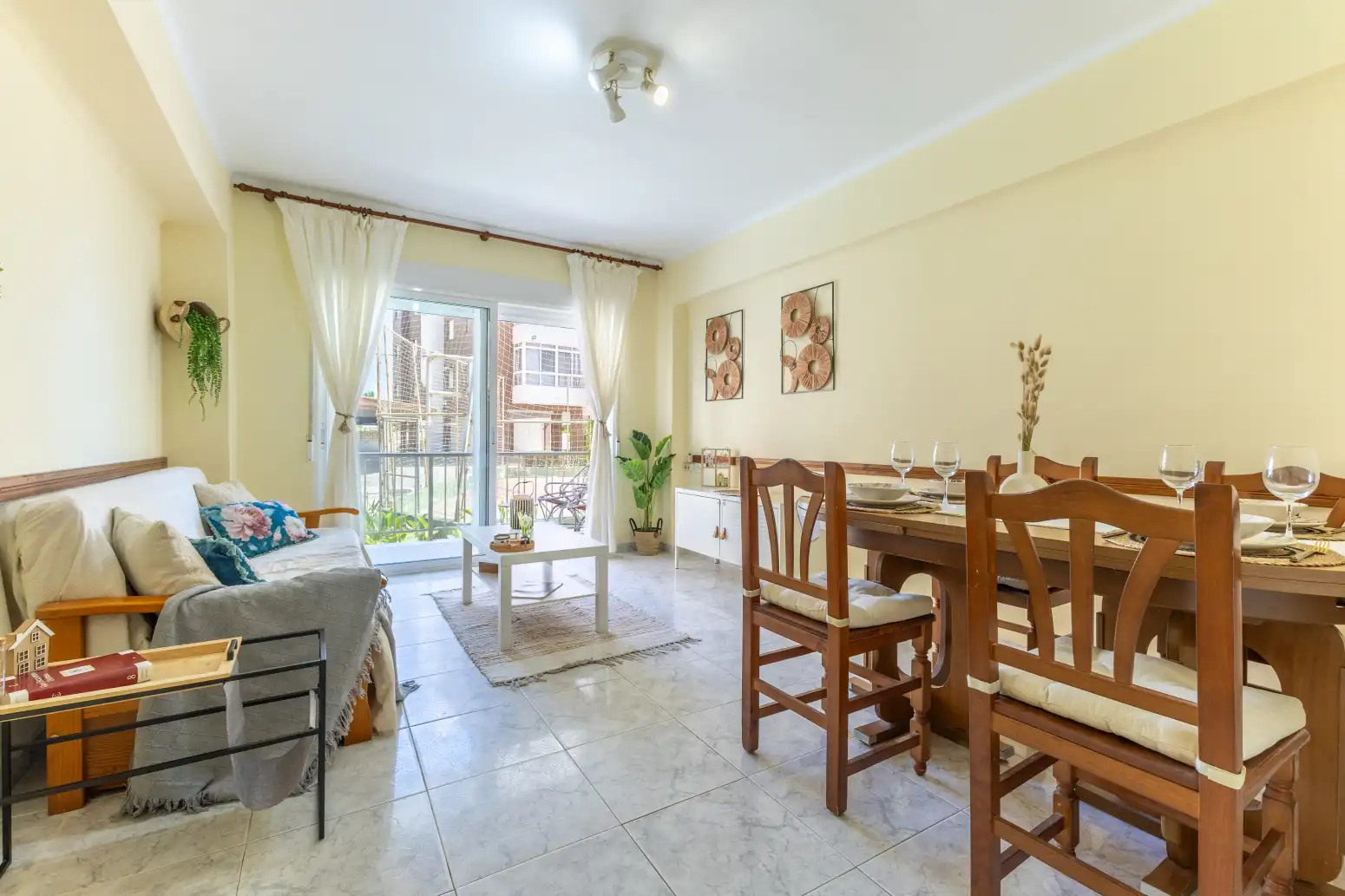 Sala de estar de Piso en venta en Canet d'En Berenguer con Terraza