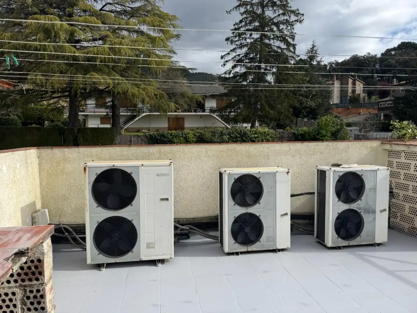 Exterior view of Houses for sale in Campins  with Air Conditioner