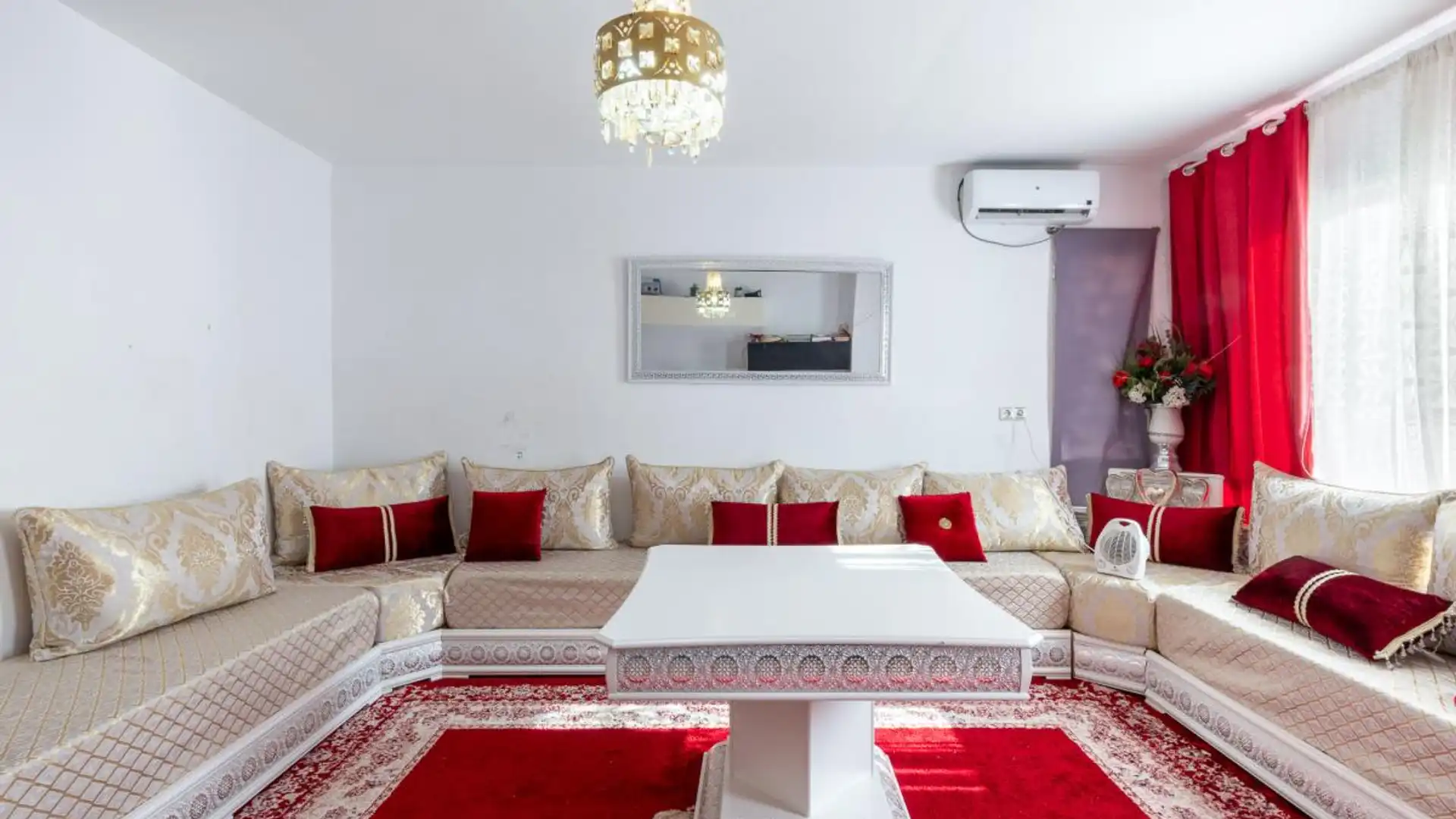 Sala de estar de Finca rústica en venta en Alginet con Aire acondicionado, Calefacción y Terraza