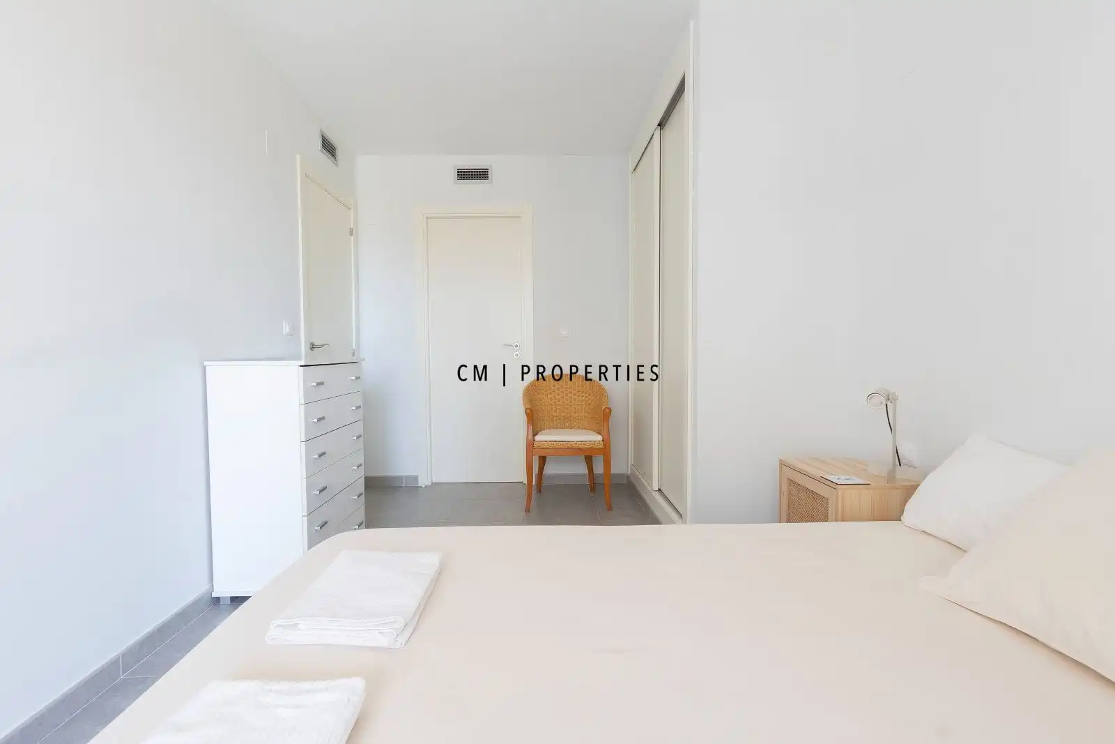 Bedroom of Apartments for rent in Moncofa  with Air Conditioner, Heating and Terrace