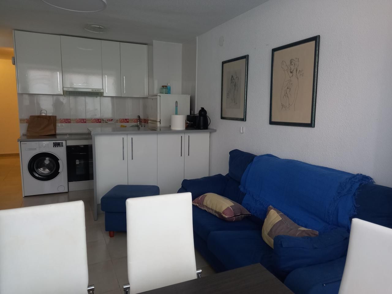 Living room of Flat for sale in Oropesa del Mar / Orpesa  with Terrace and Furnished