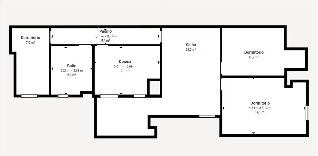 Piso en venta en Elda con Aire acondicionado y Balcón