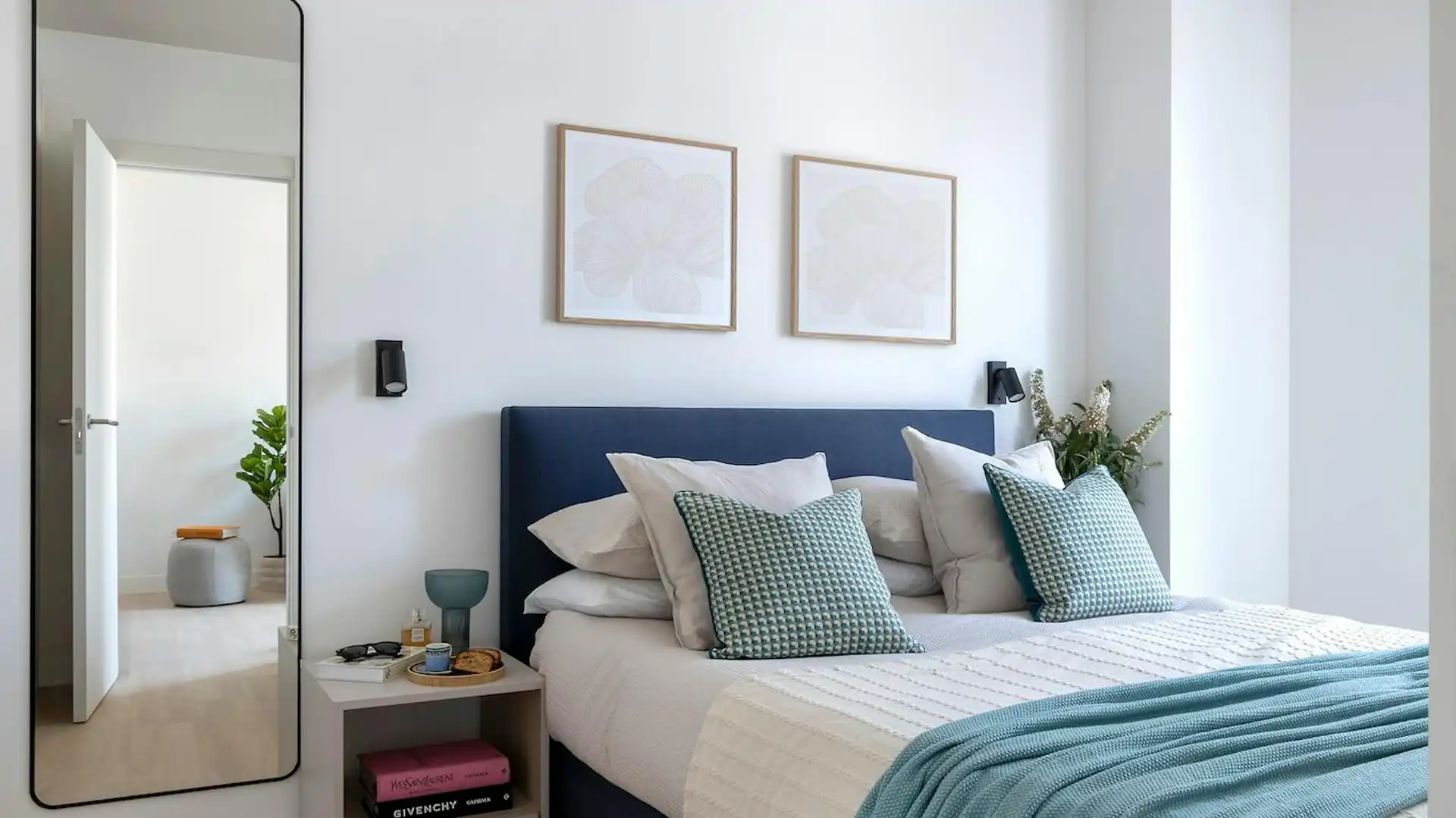 Habitación de Piso de alquiler en Alcobendas con Aire acondicionado, Calefacción y Amueblado