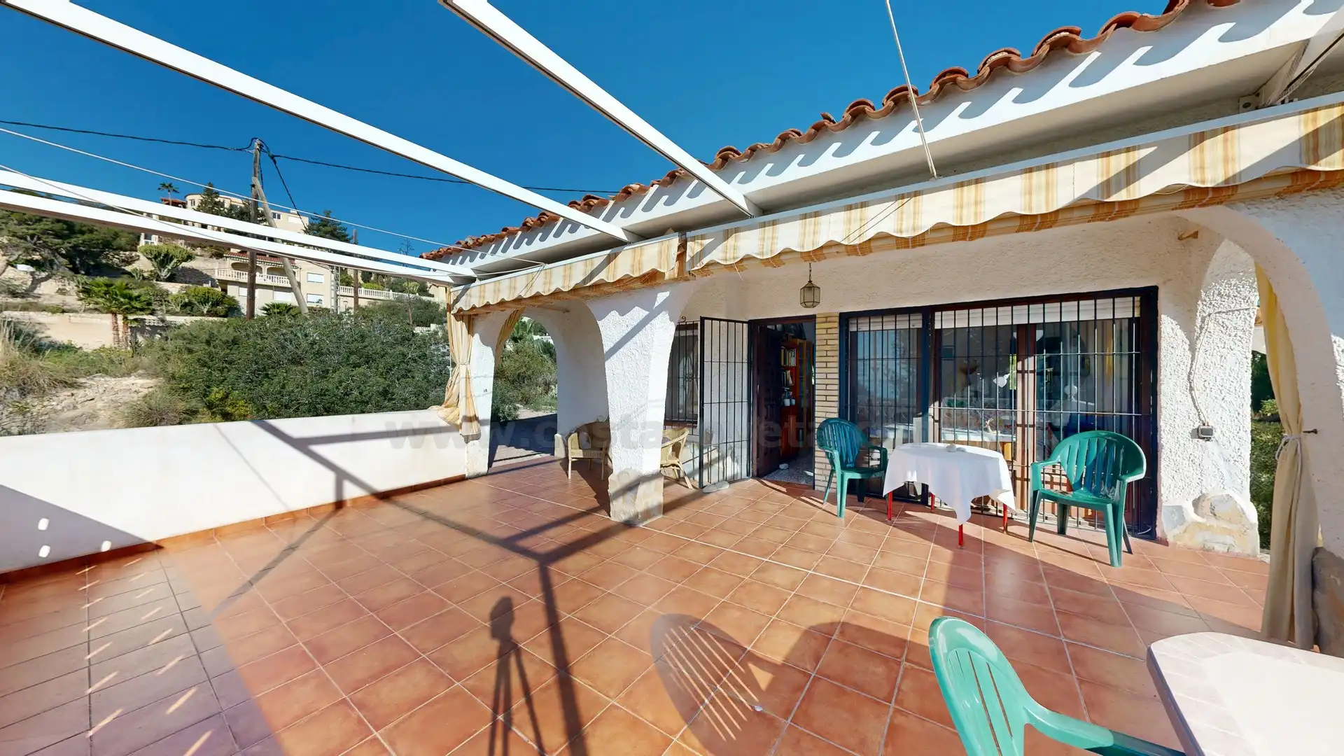 Terrace of Houses for sale in El Campello  with Private garden, Terrace and Swimming Pool