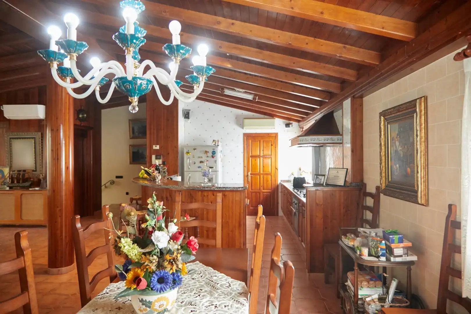 Cocina de Casa adosada en venta en Albaida con Aire acondicionado, Terraza y Trastero