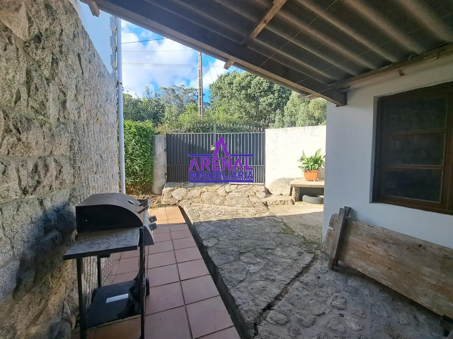 Terraza de Casa o chalet en venta en A Pobra do Caramiñal con Calefacción y Jardín privado