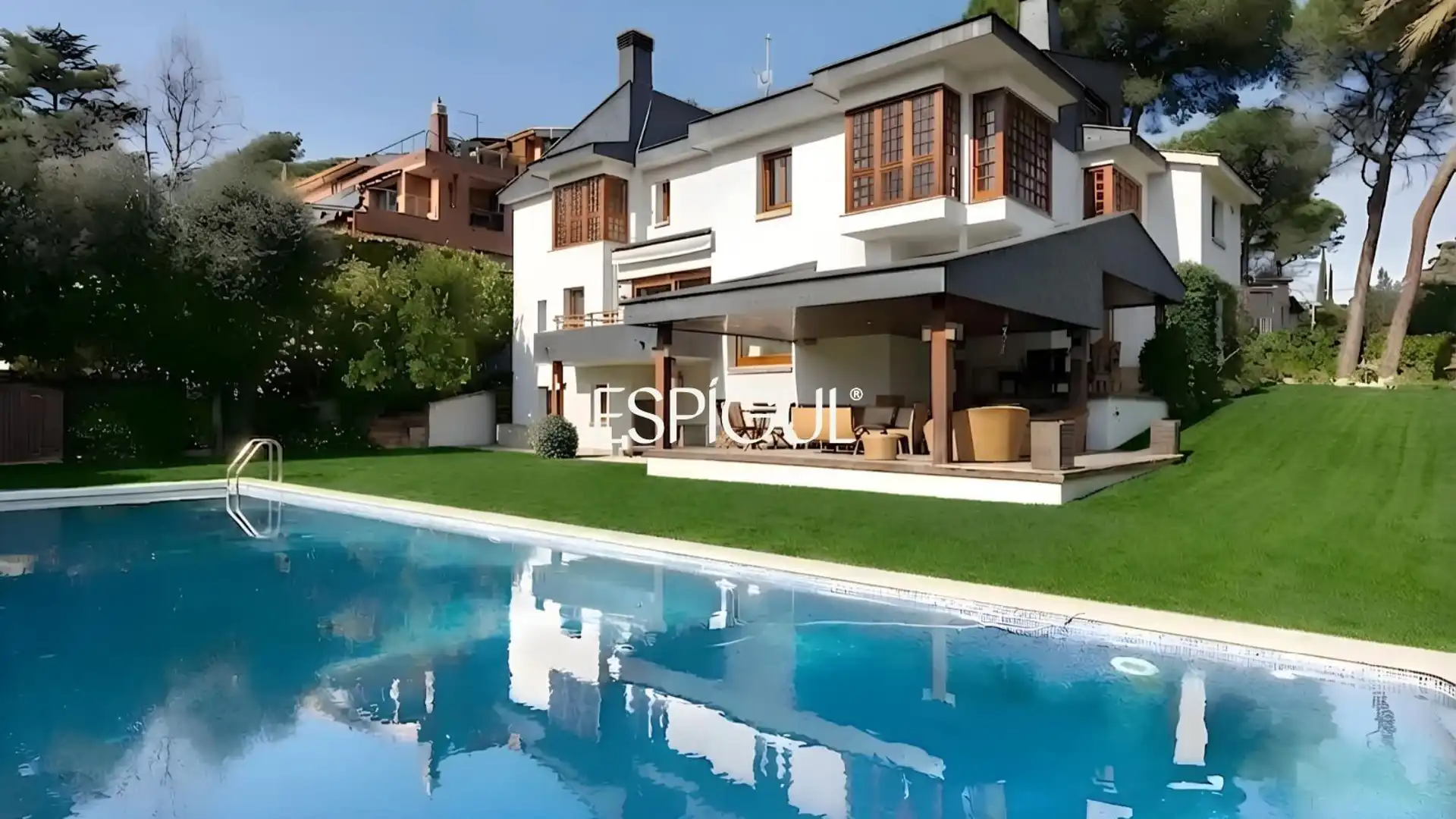 Piscina de Casa o chalet en venta en Sant Cugat del Vallès con Aire acondicionado, Calefacción y Jardín privado