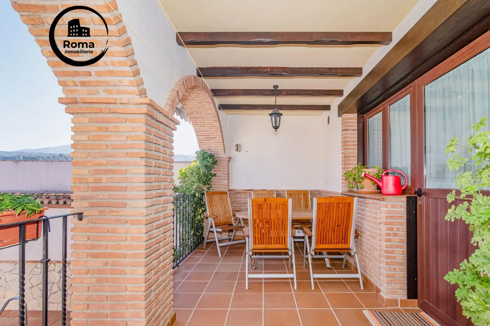 Terraza de Casa adosada en venta en La Zubia con Aire acondicionado, Calefacción y Piscina