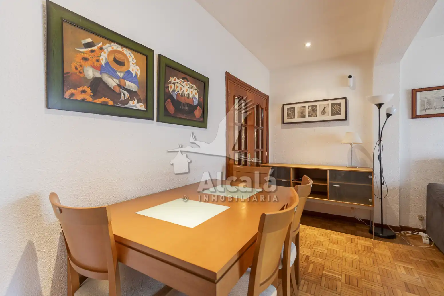 Dining room of Flat for sale in Alcalá de Henares  with Air Conditioner, Heating and Parquet flooring