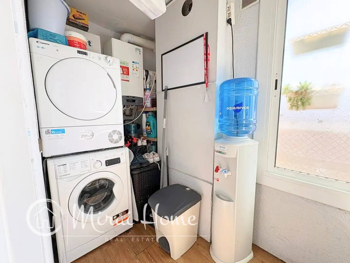 Badezimmer von Wohnung zum Verkauf in Mollet del Vallès mit Klimaanlage, Heizung und Parkett