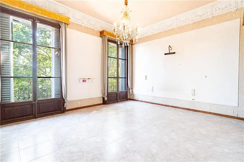 Sala de estar de Piso en venta en  Palma de Mallorca con Balcón