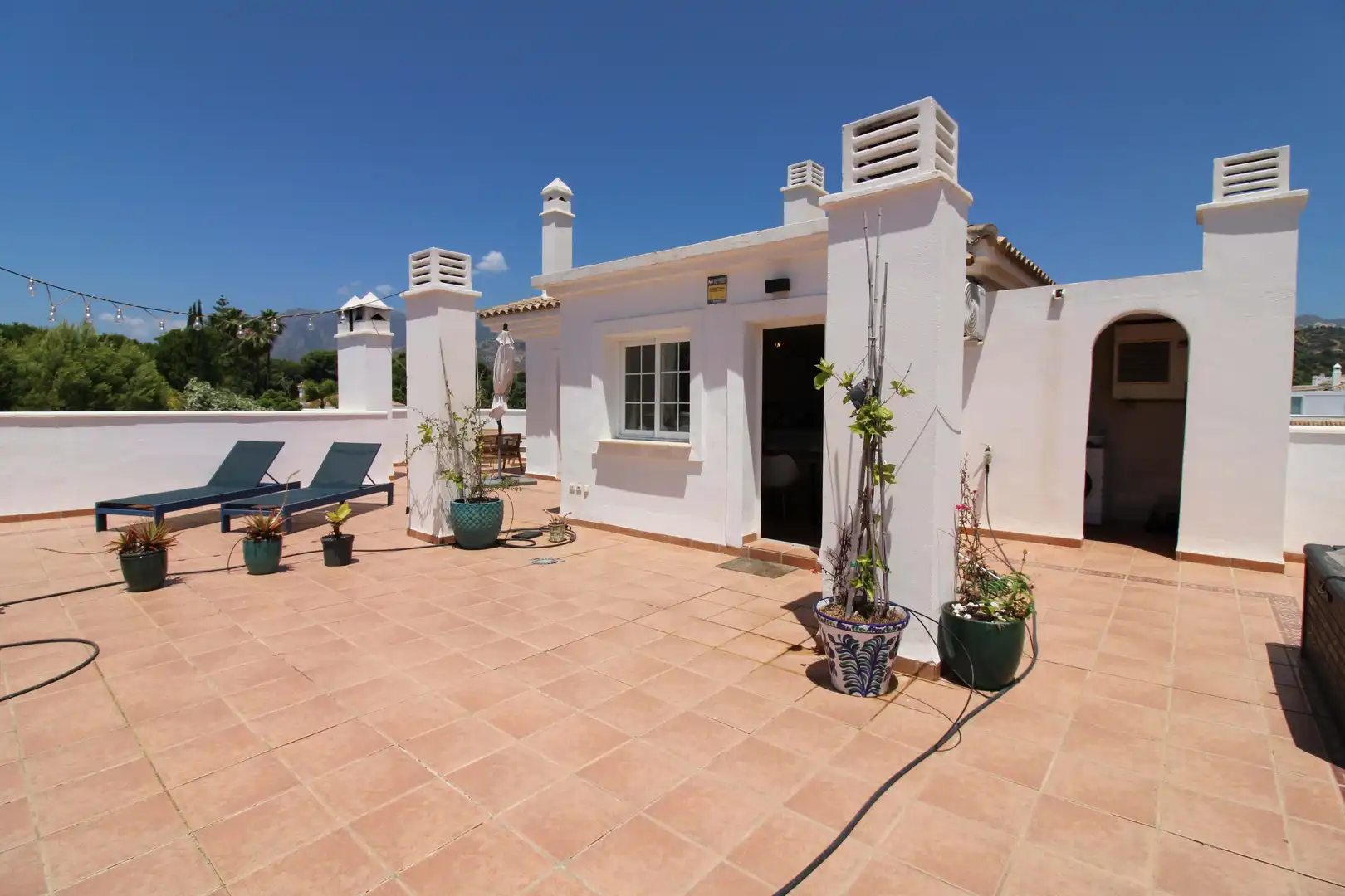 Terrace of Flat for rent in Marbella  with Terrace and Swimming Pool
