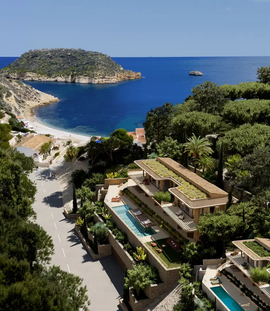 Vista exterior de Casa o chalet en venta en Jávea / Xàbia con Aire acondicionado, Jardín privado y Terraza