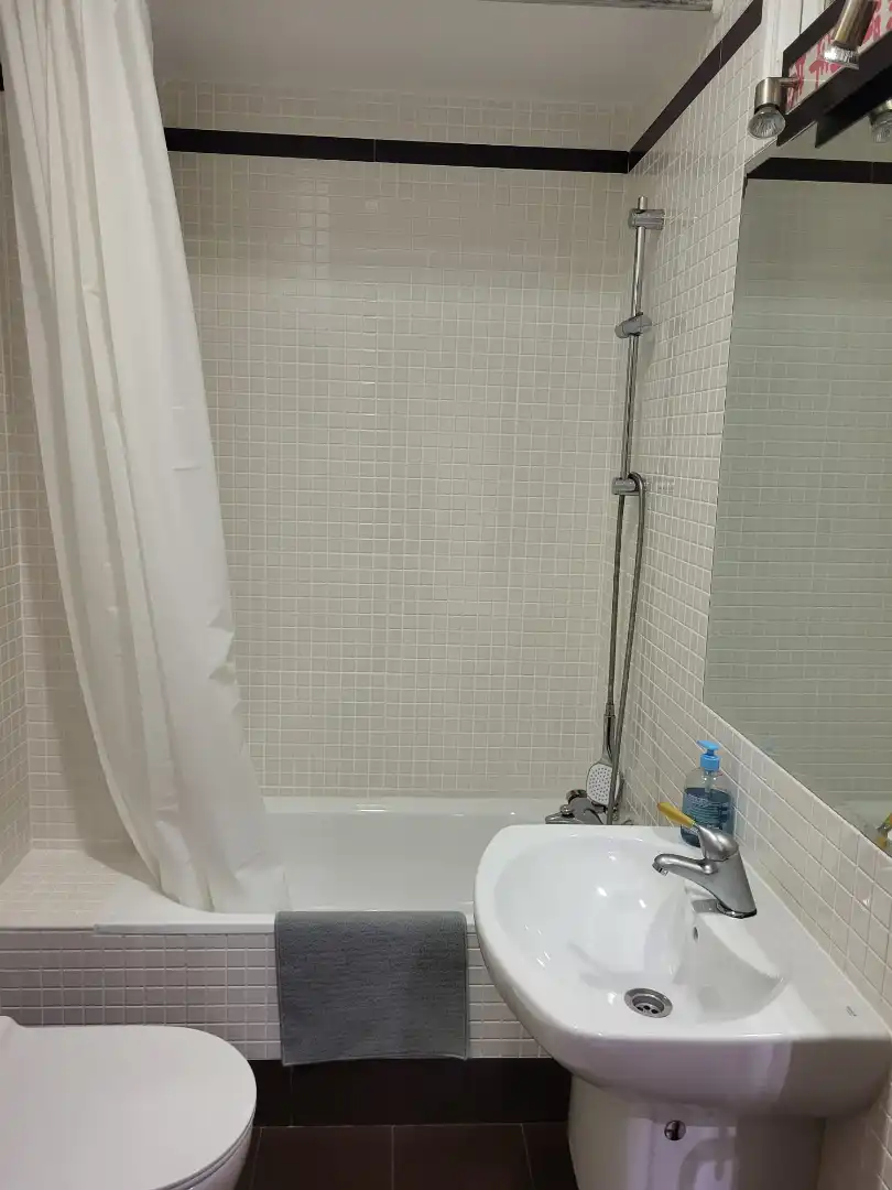 Badezimmer von Wohnung zur Miete in Madrid mit Heizung und Möbliert