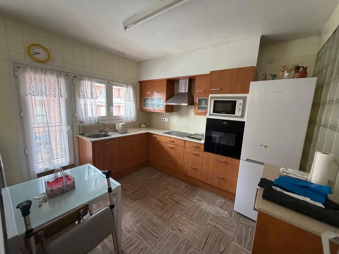 Küche von Wohnung zum Verkauf in Cervera mit Heizung, Abstellraum und Möbliert