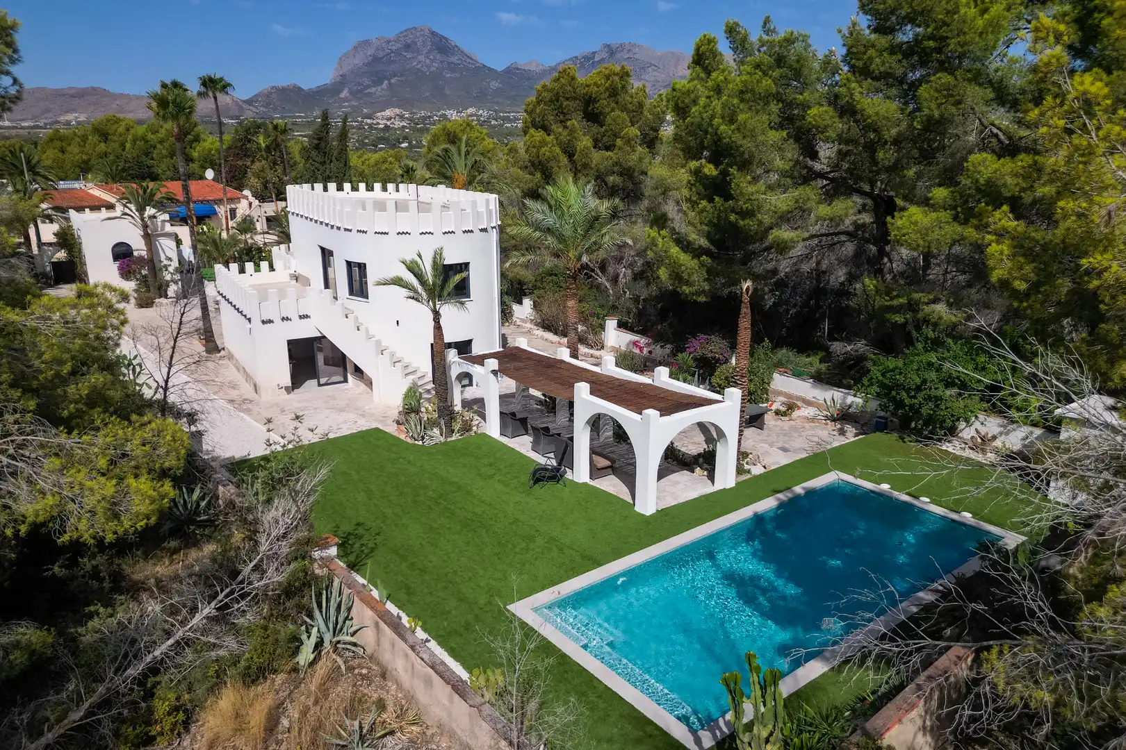 Exterior view of Houses for sale in Benidorm  with Air Conditioner, Heating and Private garden