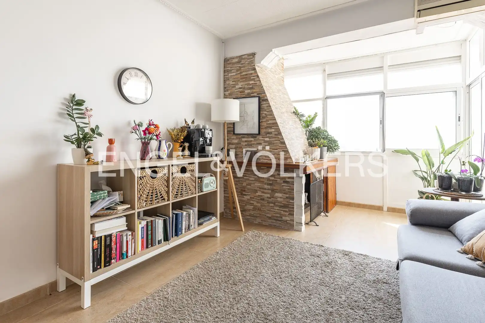 Living room of Flat for sale in Castellar del Vallès  with Air Conditioner, Heating and Balcony