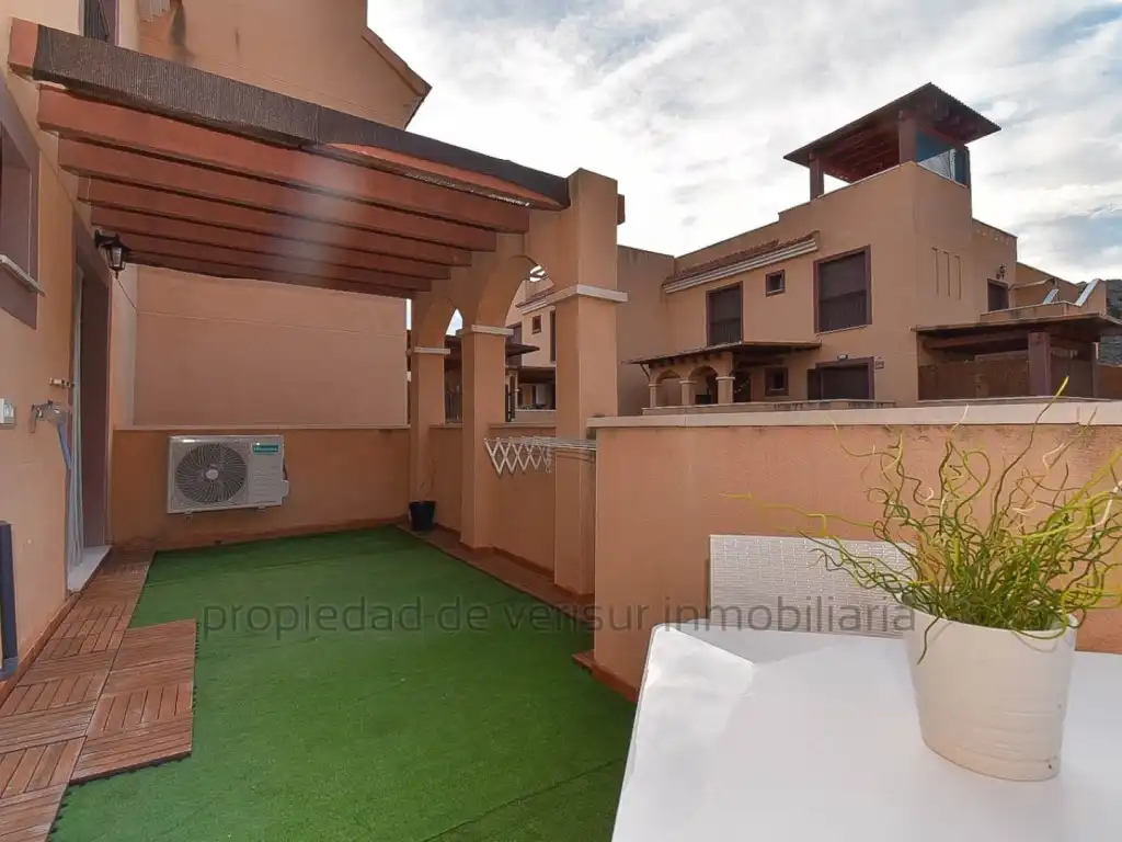 Terraza de Apartamento de alquiler en Águilas con Jardín privado, Terraza y Piscina