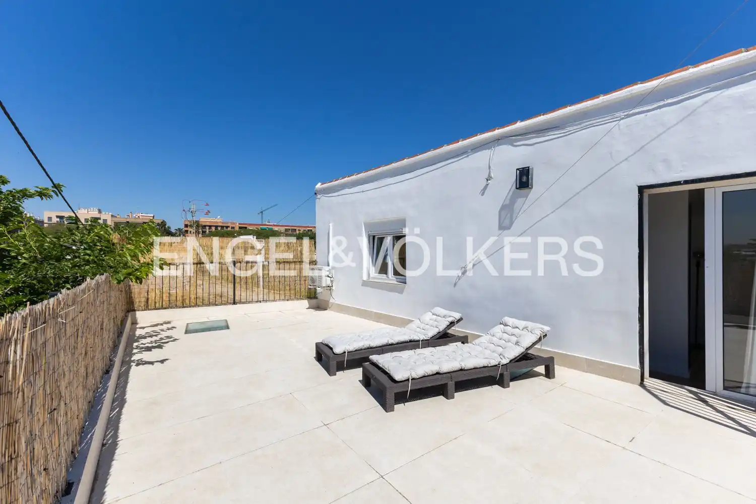 Terrace of Houses for rent in Alboraya  with Air Conditioner, Heating and Private garden