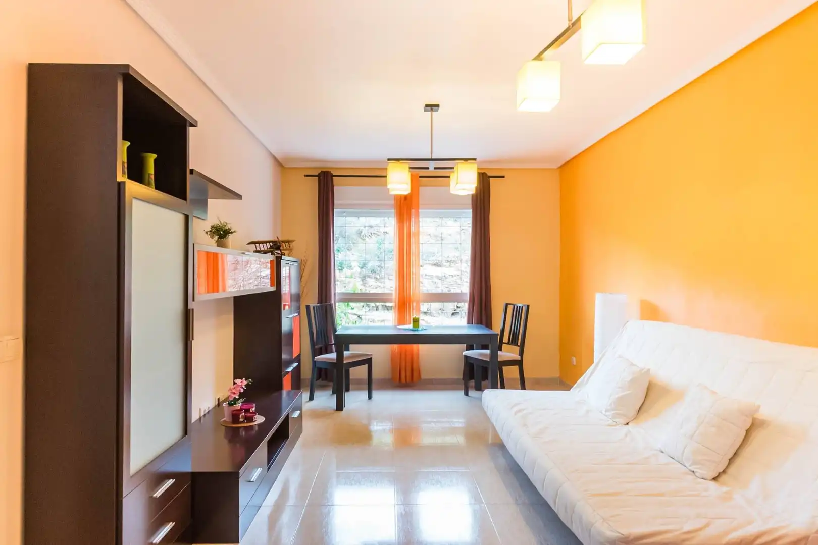Sala de estar de Piso en venta en Murcia con Trastero y Amueblado