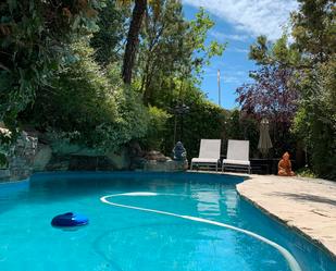 Swimming pool of House or chalet for sale in Hoyo de Manzanares  with Air Conditioner, Heating and Private garden