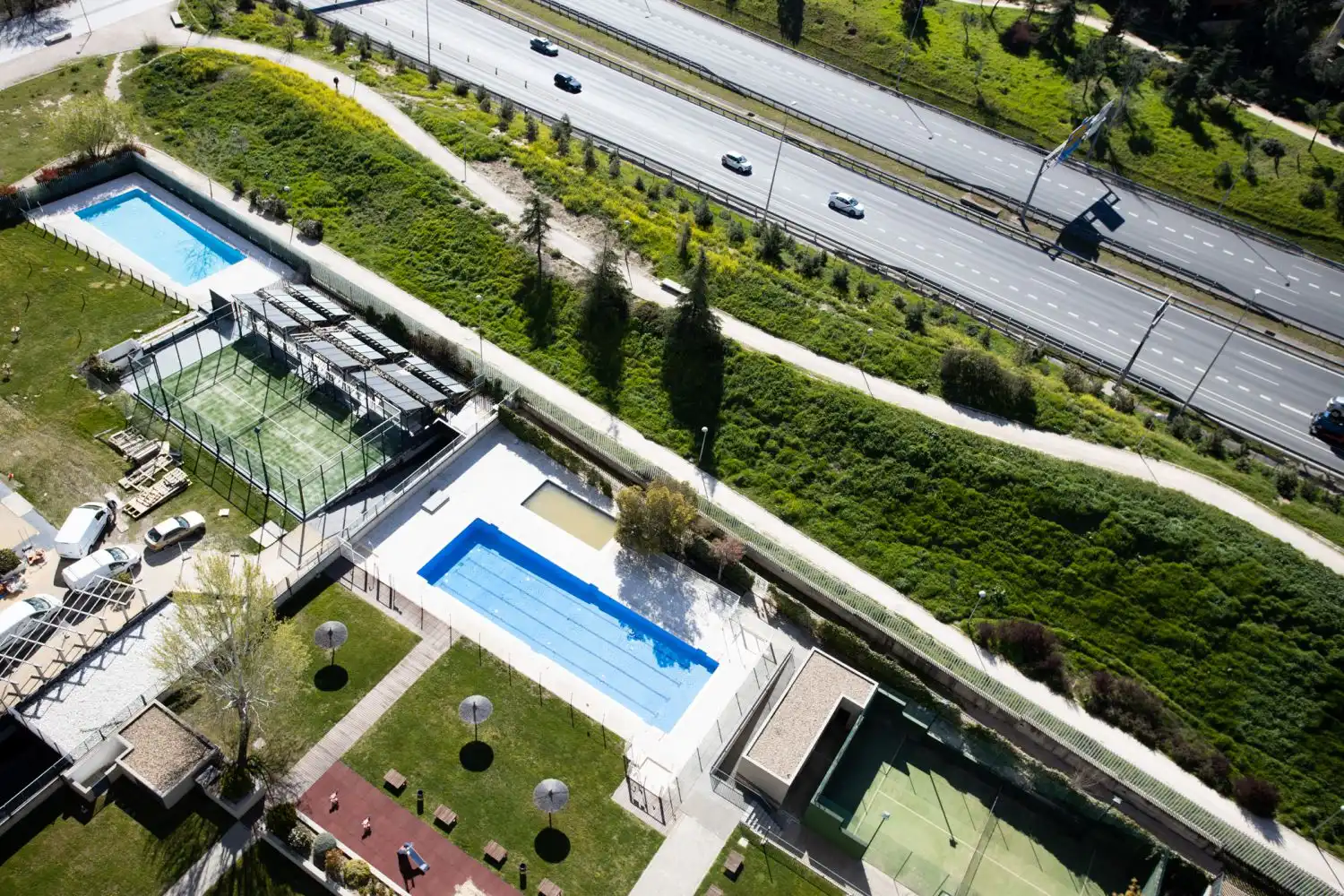 Schwimmbecken von Wohnung zur Miete in Hortaleza