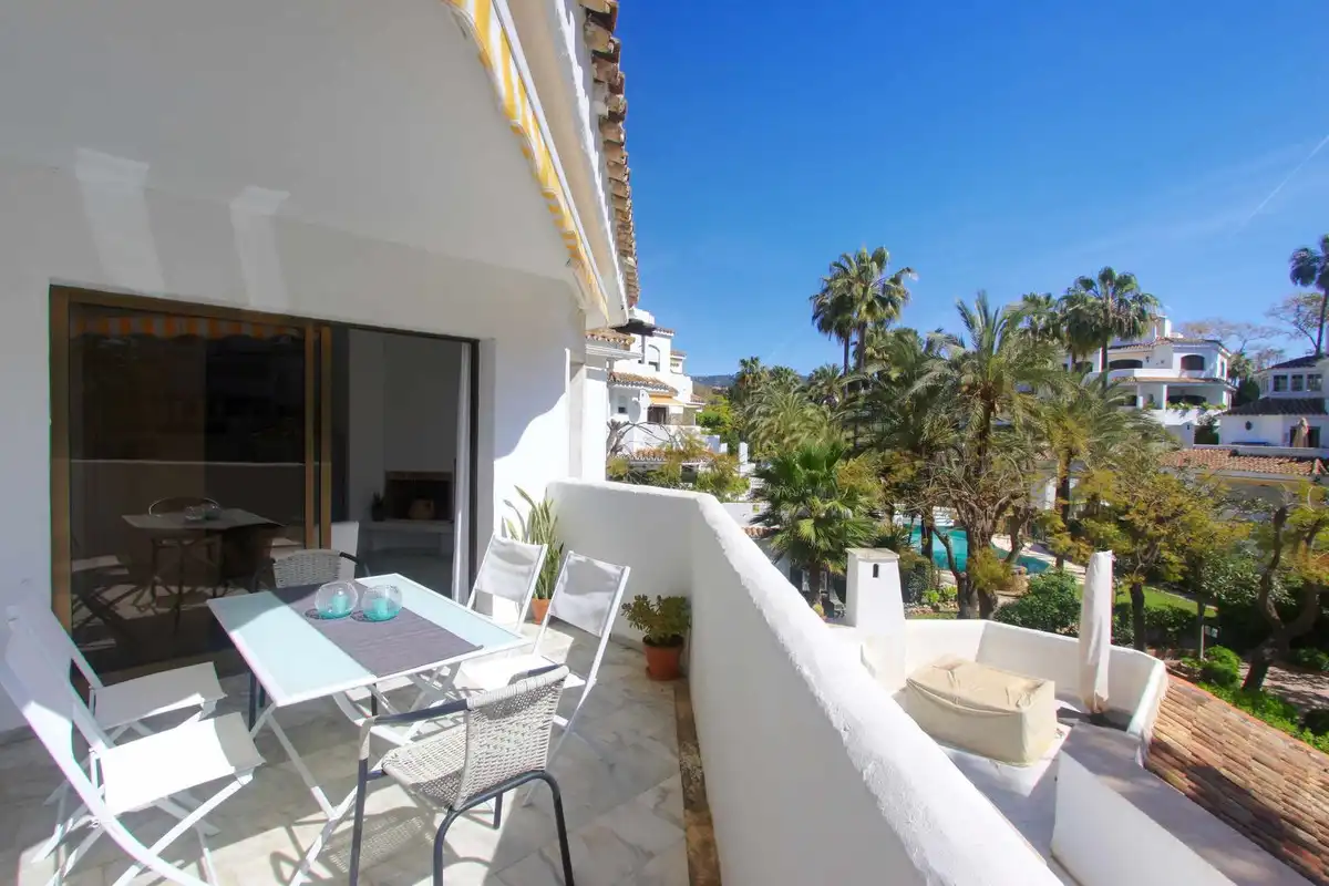 Jardí de Apartament en venda en Marbella amb Aire condicionat, Moblat i Balcó
