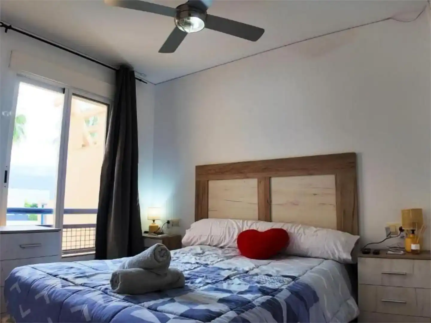Bedroom of Flat for sale in Vera  with Air Conditioner and Swimming Pool