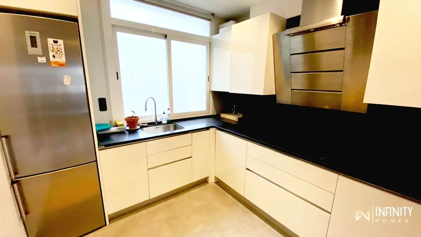 Cocina de Piso de alquiler en Bilbao  con Calefacción, Terraza y Balcón