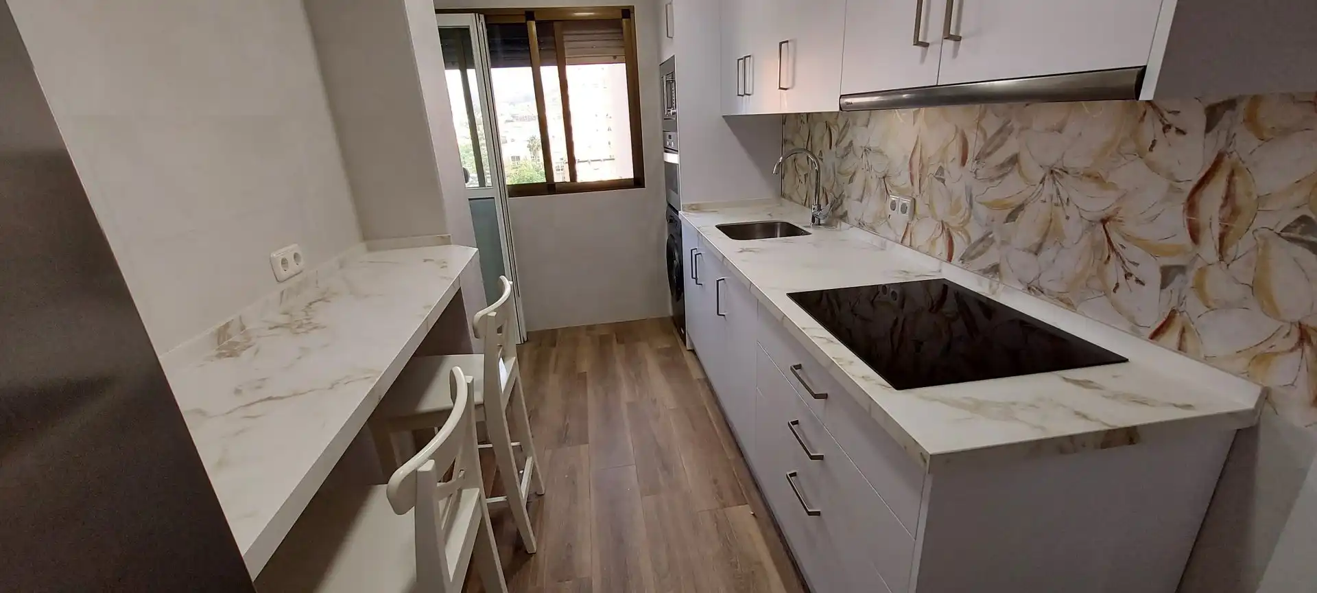 Kitchen of Flat for rent in Málaga  with Air Conditioner and Furnished