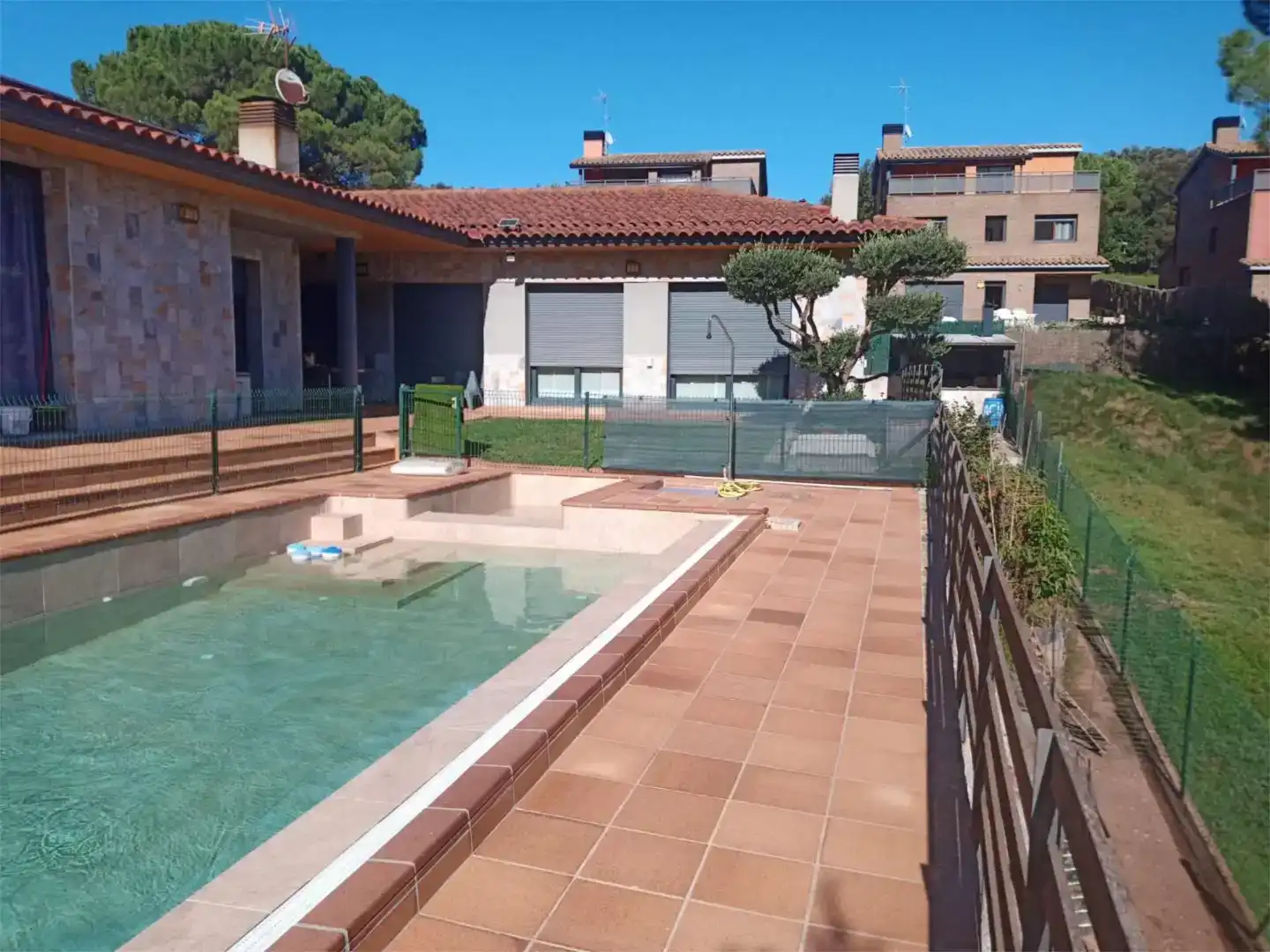 Piscina de Casa o xalet en venda en Sant Martí de Centelles amb Aire condicionat i Piscina