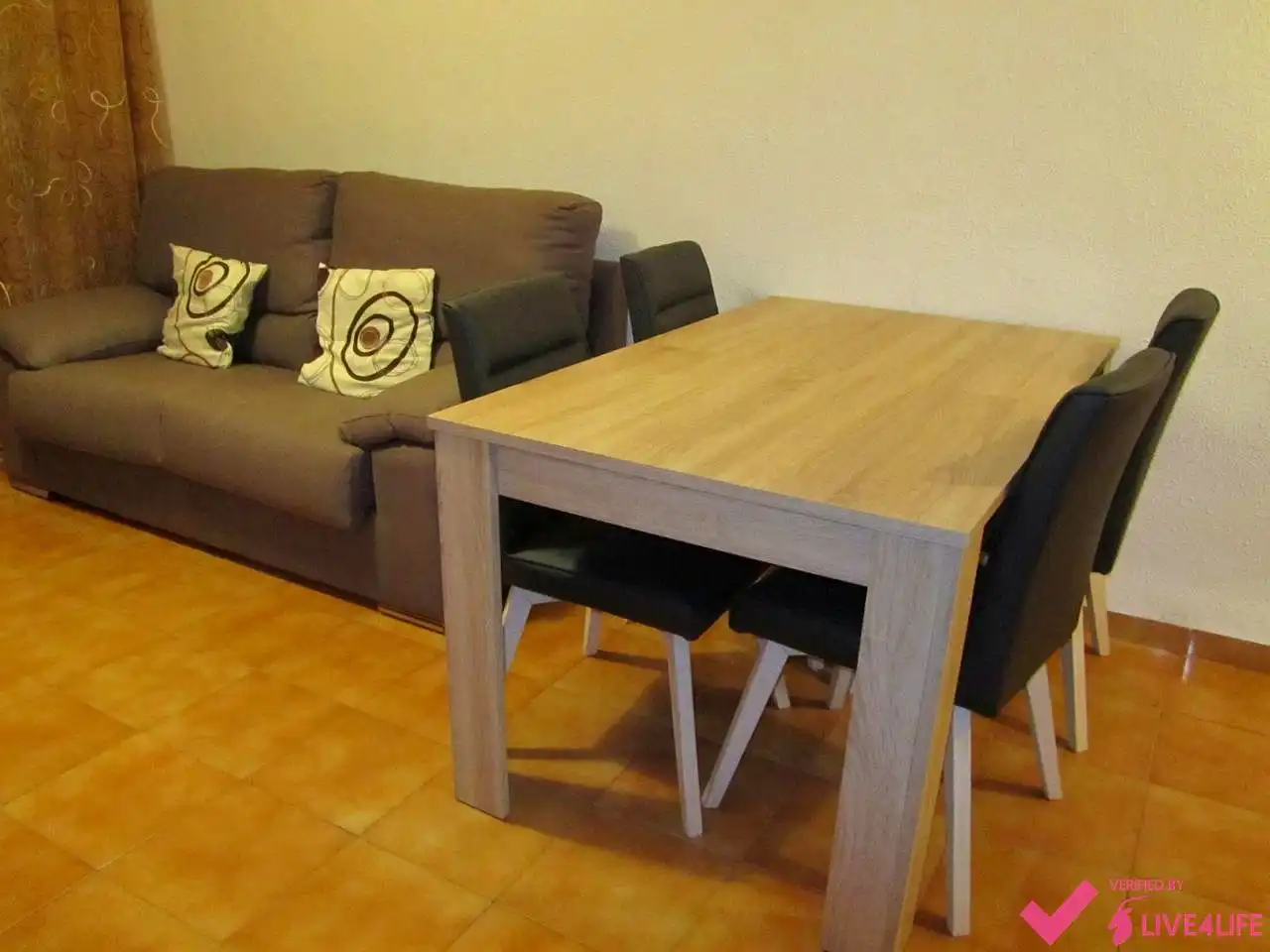 Dining room of Flat for rent in Valencia  with Terrace and Furnished