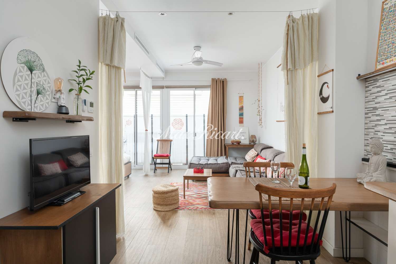 Living room of Loft to rent in  Barcelona Capital  with Air Conditioner, Heating and Terrace