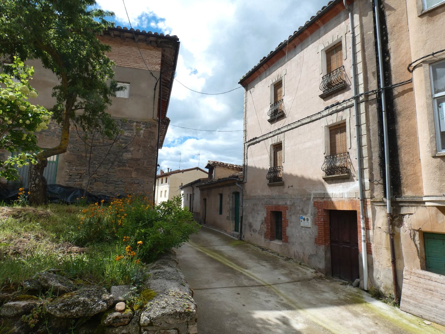 Exterior view of House or chalet for sale in Berzosa de Bureba  with Furnished