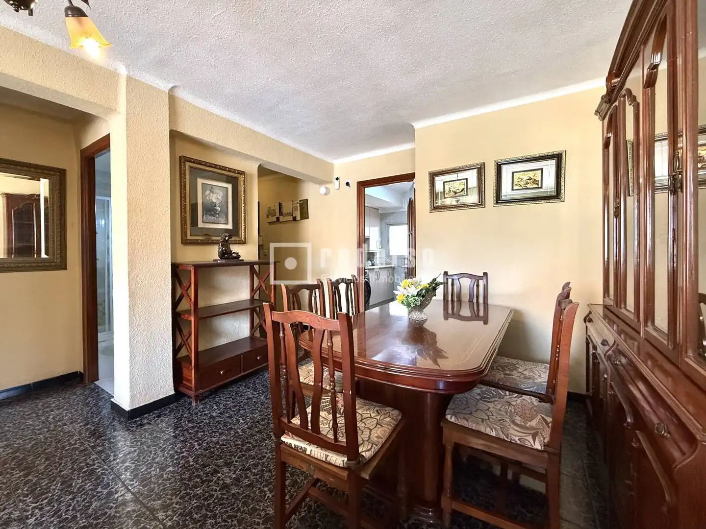 Dining room of Flat for sale in Málaga  with Air Conditioner, Terrace and Alarm