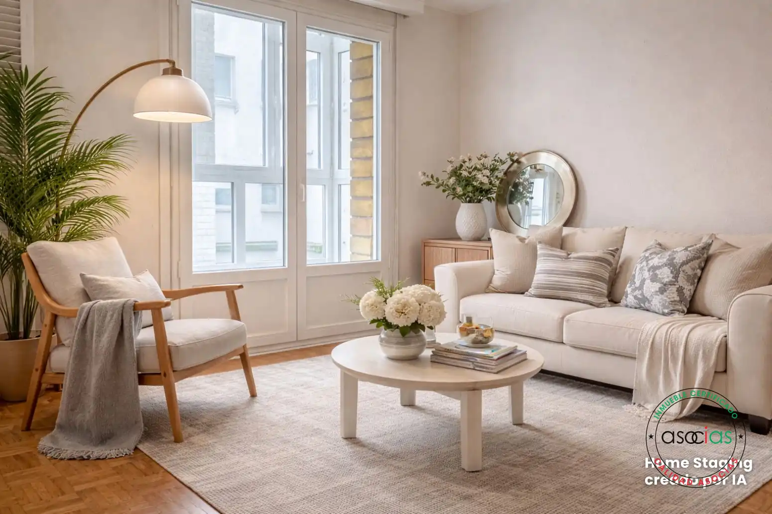 Wohnzimmer von Wohnung zum Verkauf in Gijón  mit Heizung und Balkon