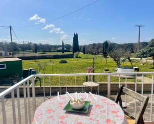 Terrassa de Casa o xalet en venda en Girona Capital amb Aire condicionat, Calefacció i Jardí privat