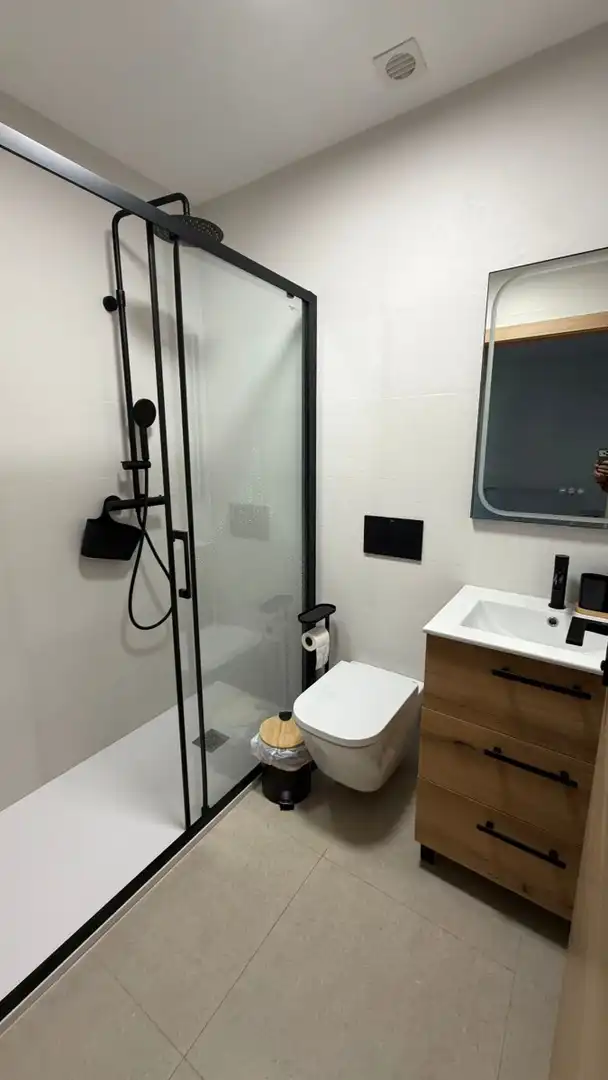 Bathroom of Houses for rent in Orihuela  with Air Conditioner, Swimming Pool and Furnished