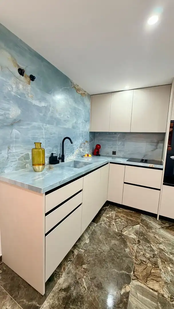 Kitchen of Apartments for rent in Marbella  with Air Conditioner, Heating and Private garden