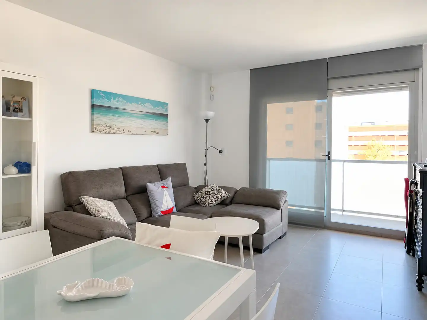 Wohnzimmer von Wohnungen zur Miete in Calonge i Sant Antoni mit Möbliert, Ofen und Waschmaschine