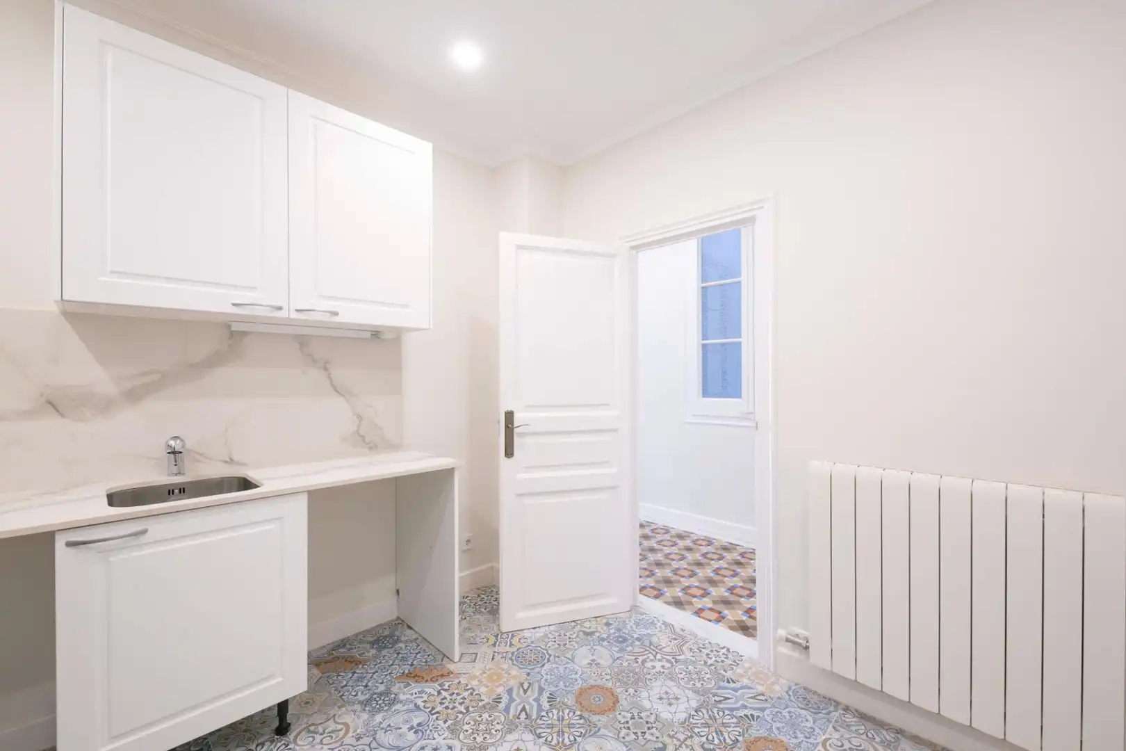Cocina de Piso de alquiler en Barcelona con Aire acondicionado, Calefacción y Balcón