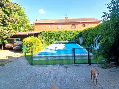 Swimming pool of House or chalet for sale in Collado Villalba  with Heating, Private garden and Parquet flooring