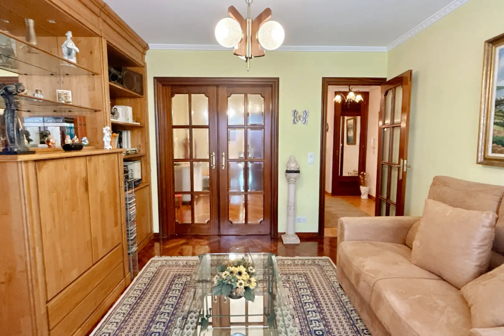 Sala de estar de Piso en venta en Carballo con Amueblado